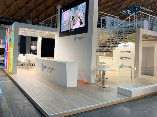 Realizzazione Grafica Stand per Ecomondo 2019